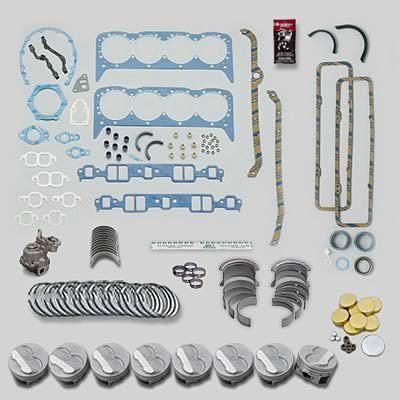 Federal mogul premium engine rebuild kit sbc 350 +.030" bore stock rods/mains
