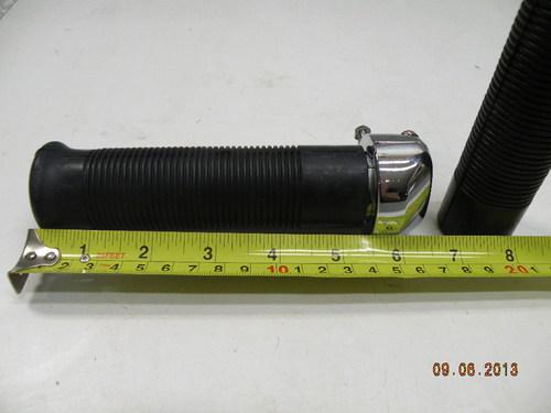 NOS Emgo Handlebar Throttle Set Twist Grips Polished Chrome Plated Head Custom, US $18.99, image 4