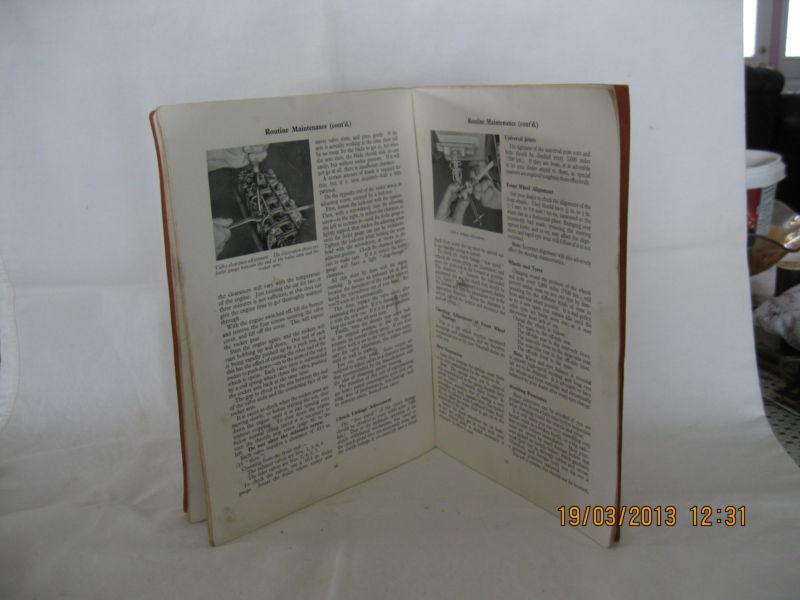 1957-58 Vauxhall Victor factory original owner's handbook,good cond., US $4.95, image 7