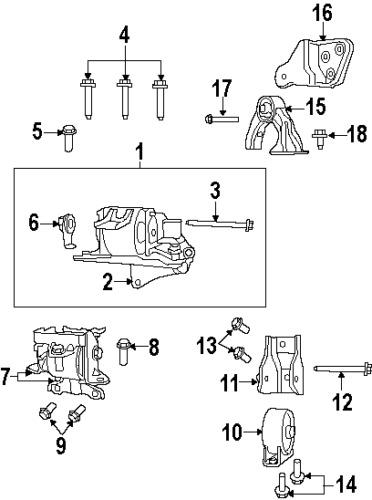 Jeep 5105494ad genuine oem factory original front mount