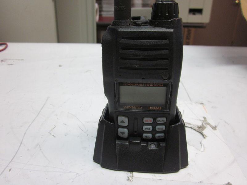Standard horizon hx500s handheld submersible vhf radio 