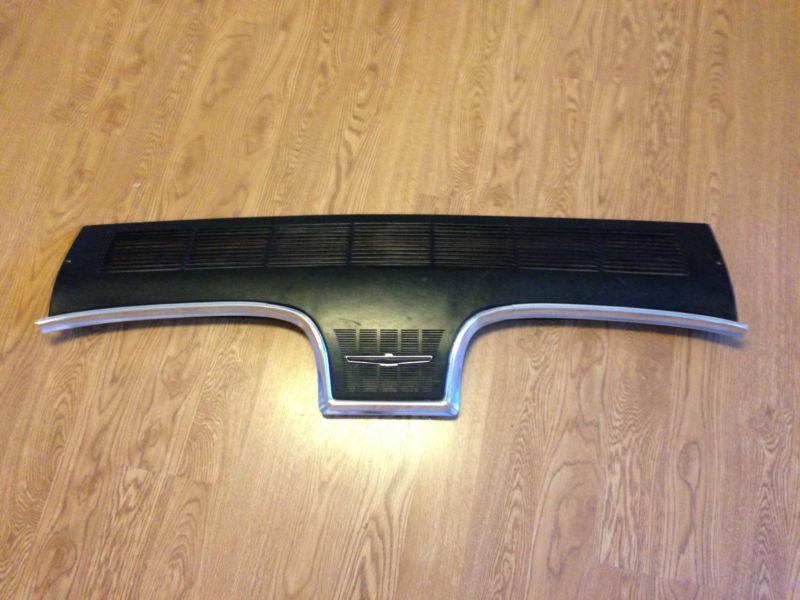 64-66 thunderbird package tray w/ speaker grill 8-track 1964 1965 1966 ford trim
