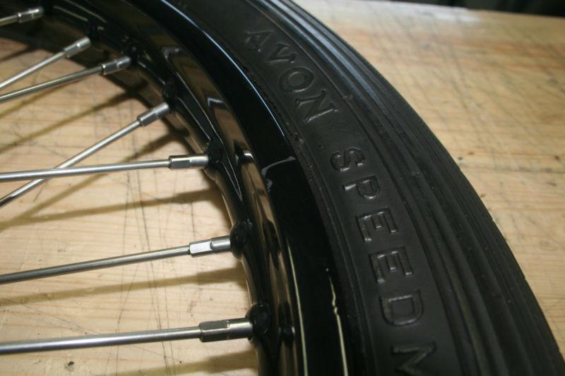 21 inch Chopper rim stainless spokes spool hub bobber custom , US $500.00, image 3