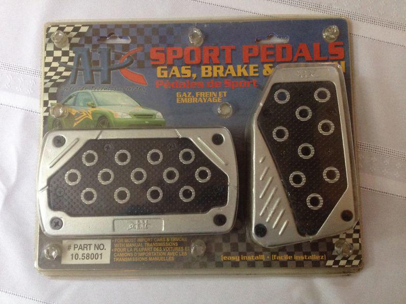 Apc sport pedals~gas, clutch or brake