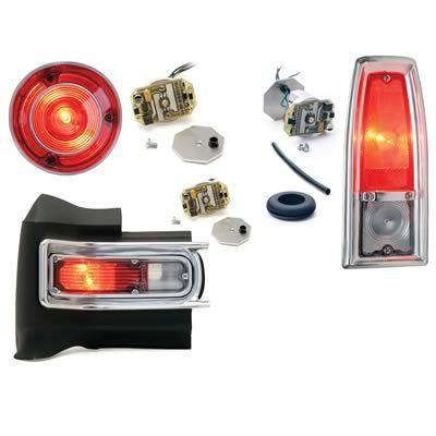 Dakota digital led taillight conversion chevy chevelle/nova kit lat-nr160