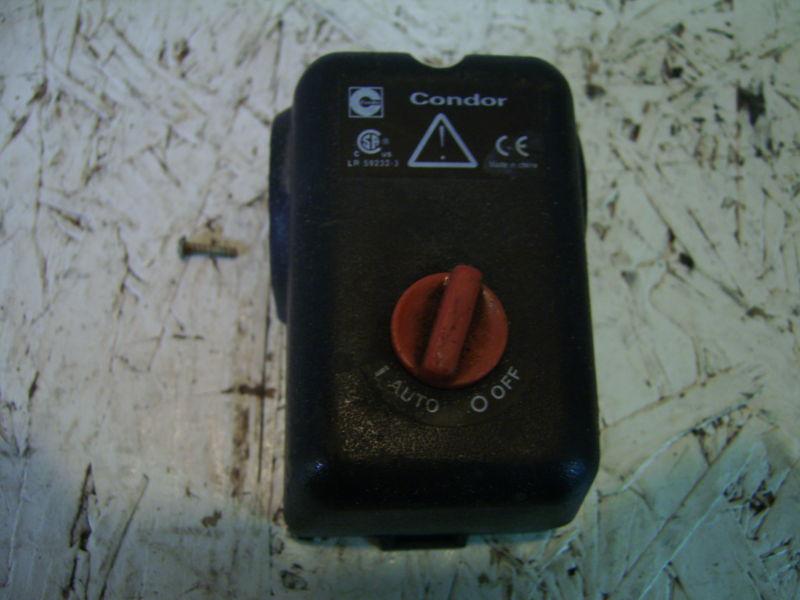 Ridgid air compressor of45150 on off switch cover good shape works 