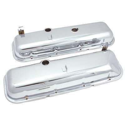 Spectre performance chrome valve covers 5262 chevy bbc 396 427 454