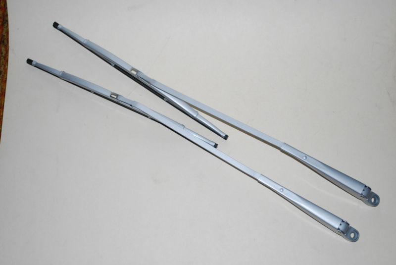 Porsche early 911 912 1965 1966 1967  swf window wiper arms and blades silver