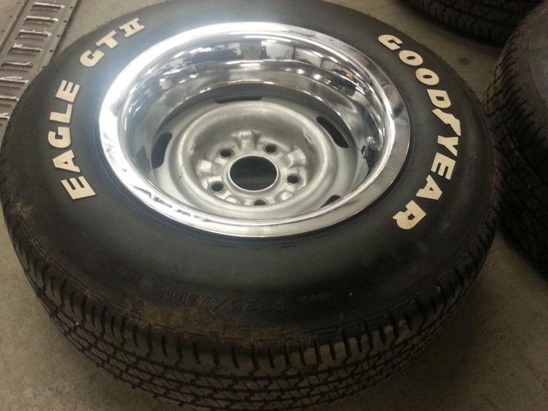 Buy 1969 Original Corvette Rims, Trim Rings, and Cones with Tires in