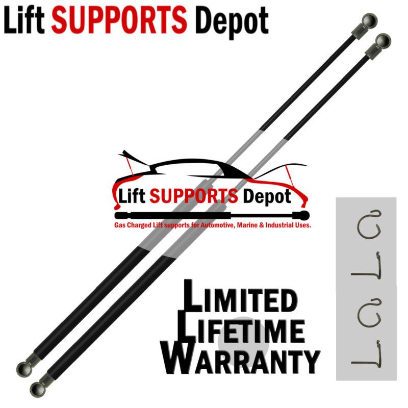 Qty (2) 13mm metal cup end lift supports 17" extended x 50lbs