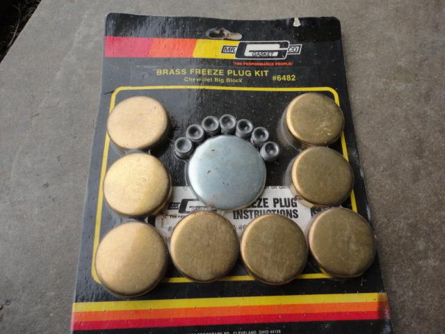 Mr. gasket brass freeze plug kit - 6482