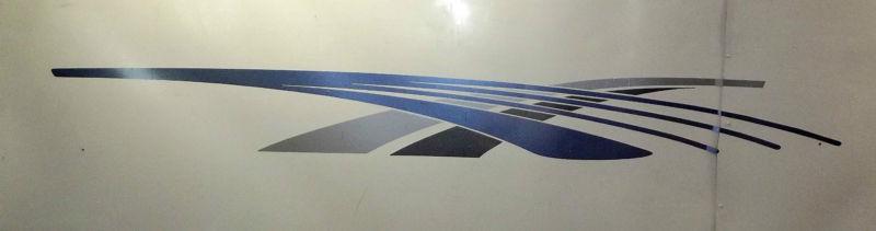 2 new boat rv car trailer motor home graphic decal 97 1/2 x 10