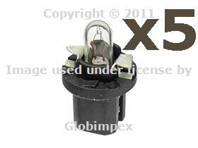Volvo (76-07) bulb (2721mf) dashboard instruments oem (5) + 1 year warranty