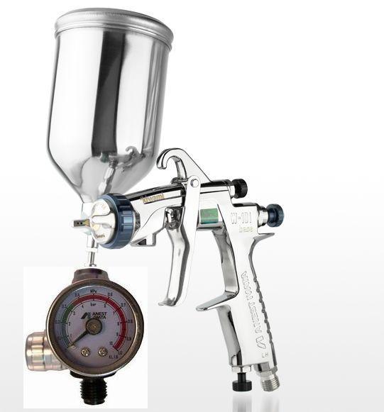 Iwata japan; air regulator + spray gun kiwami [w-101-138bgc, -148bgc] with cup!