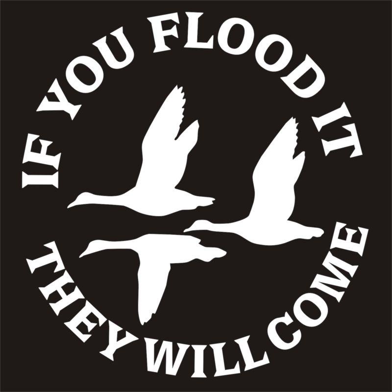  duck goose waterfowl hunting vinyl decal window sticker