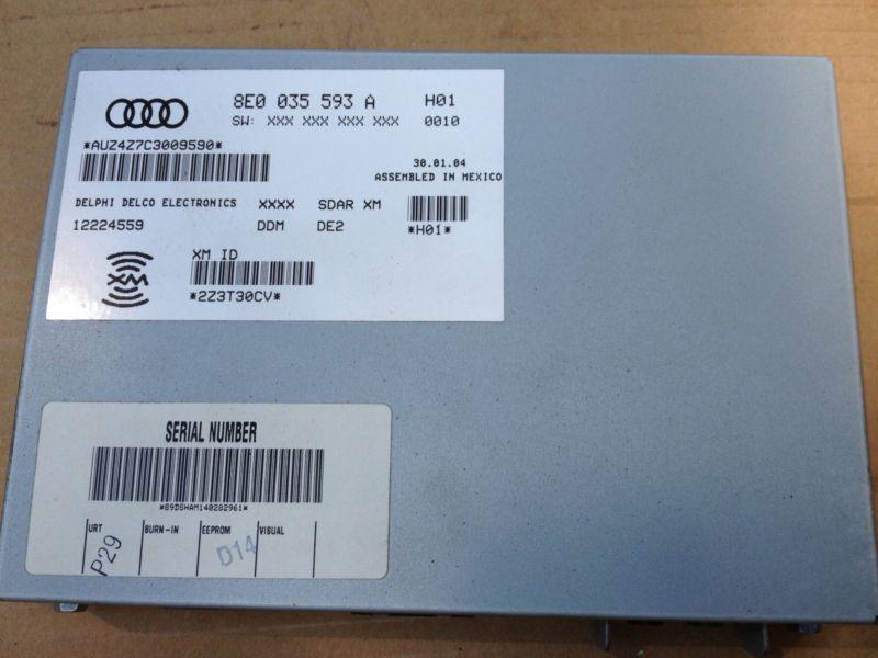 Audi volkswagen sirius radio module control unit 8e0 035 593a