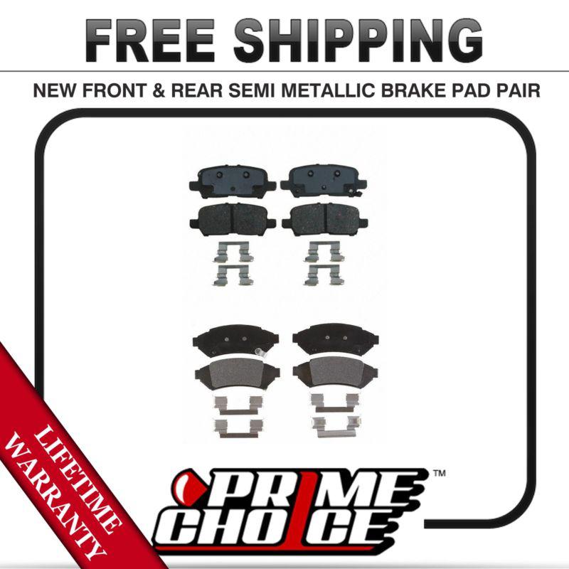 Buy Complete Set of Front and Rear Premium Brake Pads with Lifetime