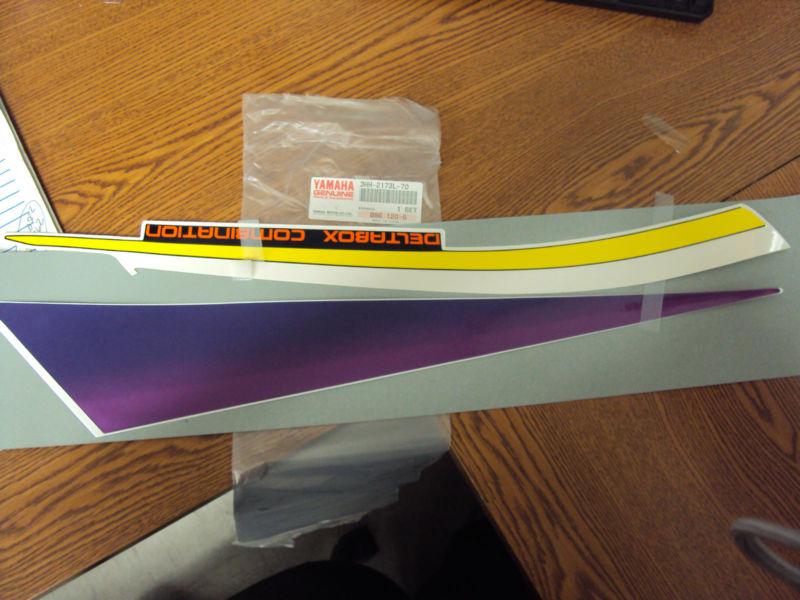 Yamaha,pn 3hh-2173l-70,graphic set 1, side cover,1994 fzr600rf/rfc models