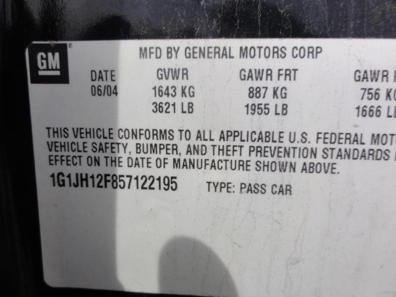 02 03 04 05 cavalier starter motor 2.2l vin f