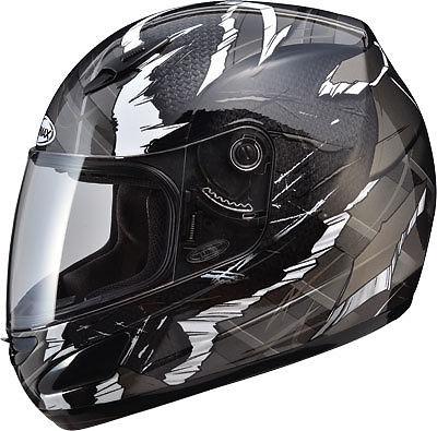 Gmax gm48 f/f shattered helmet dark silver/black 2x g7481548 tc-19