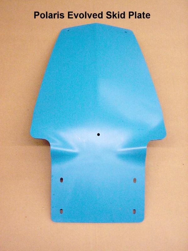 Polaris indy evolved 1994 1999 snowmobile sled skid plate blue 2871384 5432237 