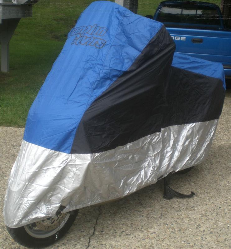 New champion "streetstar" motorcycle cover size xl lightweight, water resistant