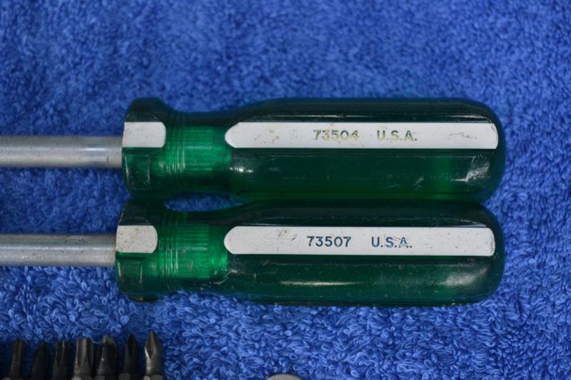 Vintage SK S K tools magnetic bit screwdriver set short and long quick change, US $0.99, image 4
