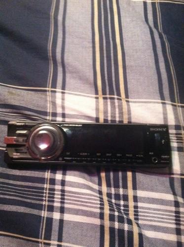 Sony car radio faceplate