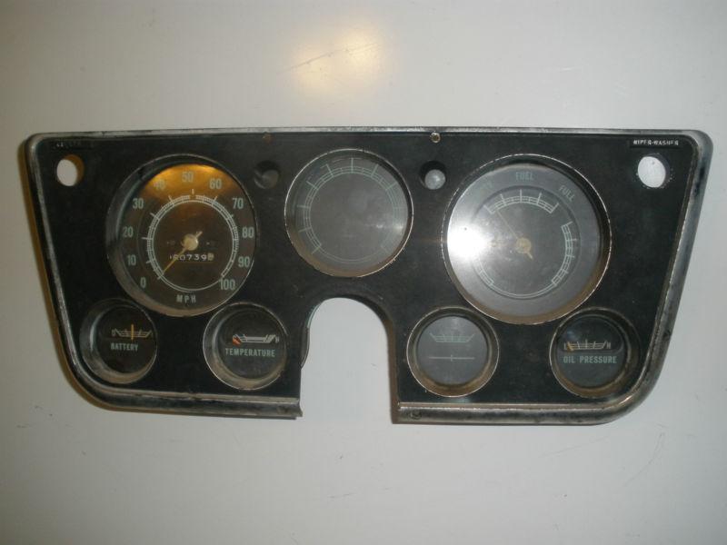 1972 chevrolet gauge cluster 1967 1968 1969 1970 1971 chevy gmc