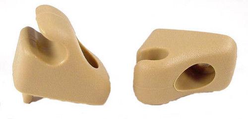 Datsun 280zx tan sunvisor holder set, 1979-1983 nissan new!