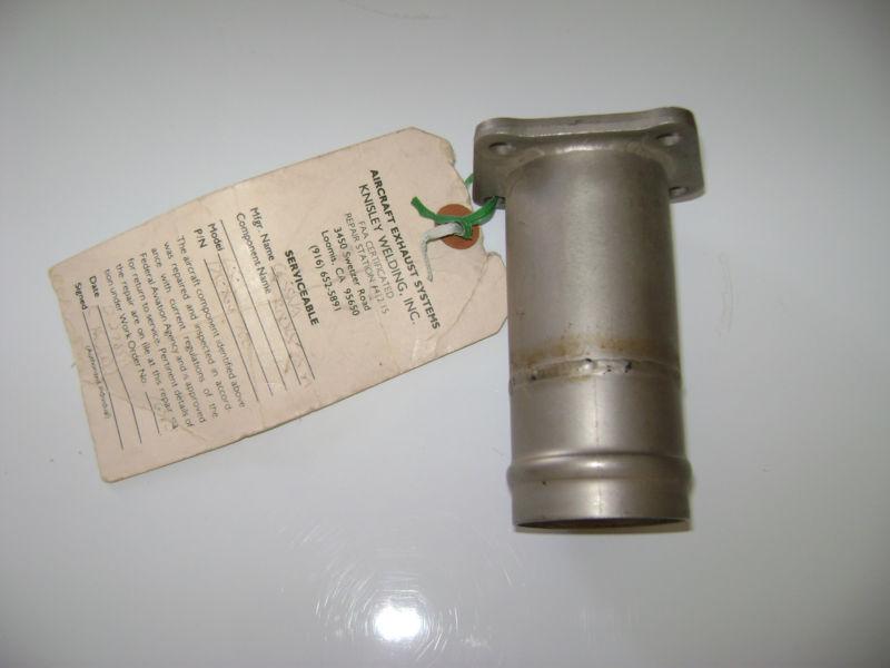 Cessna exhaust riser ( knisley exhaust tag )
