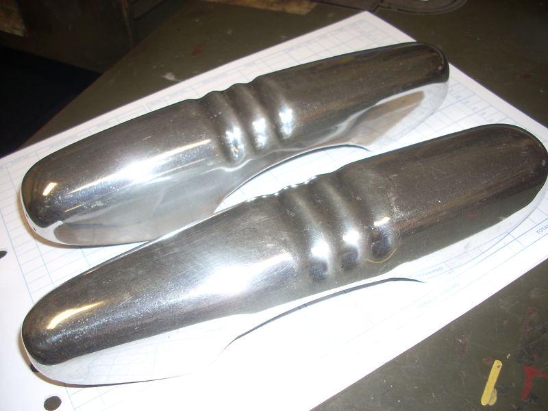 1940 1941 ford rear bumper guards pair lh rh set left right original frt or rear