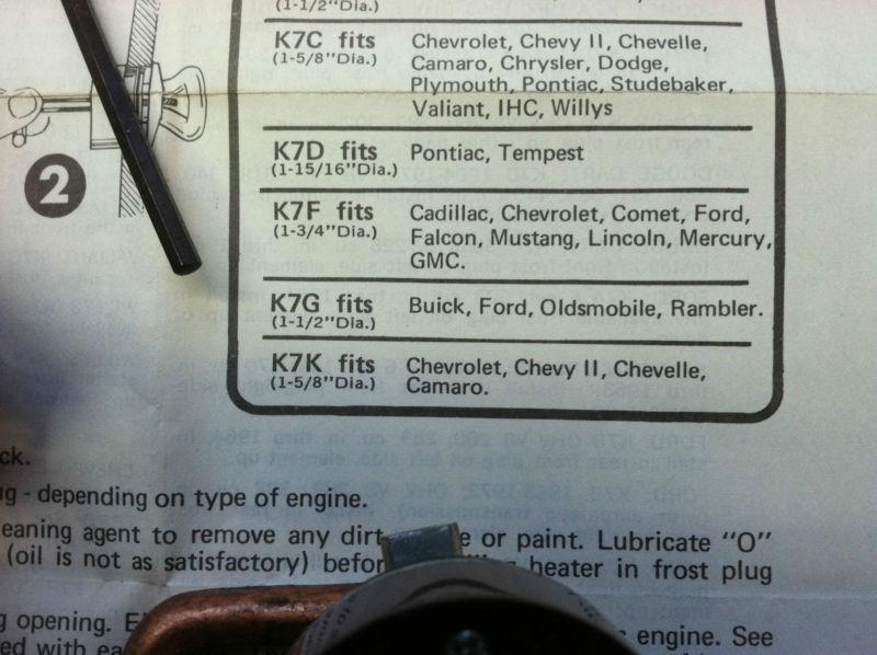 KAT'S BUICK, FORD, & OLDS ENGINE BLOCK HEATER, US $15.00, image 2