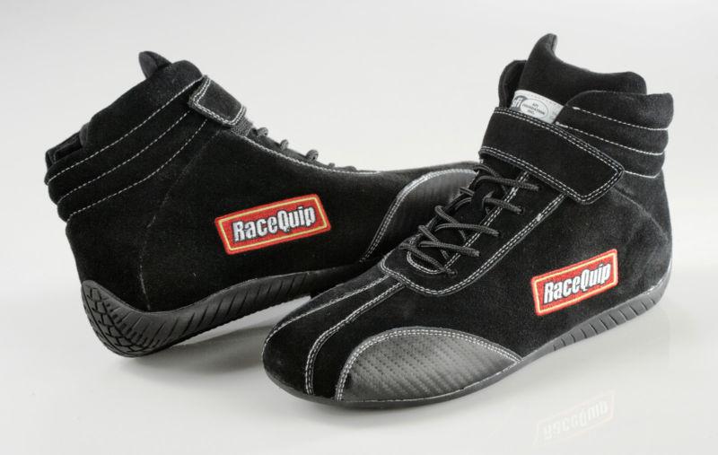 RaceQuip SFI 3.3/5 Black Suede Leather Euro Carbon Racing Shoes Size 3 #30500030, US $89.95, image 2