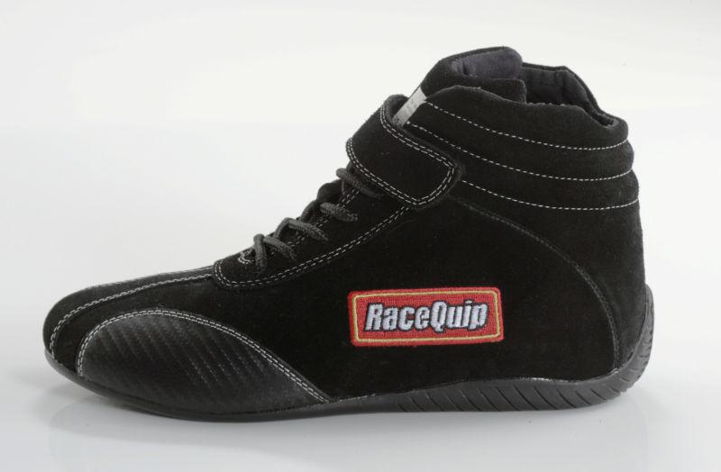 RaceQuip SFI 3.3/5 Black Suede Leather Euro Carbon Racing Shoes Size 3 #30500030, US $89.95, image 3
