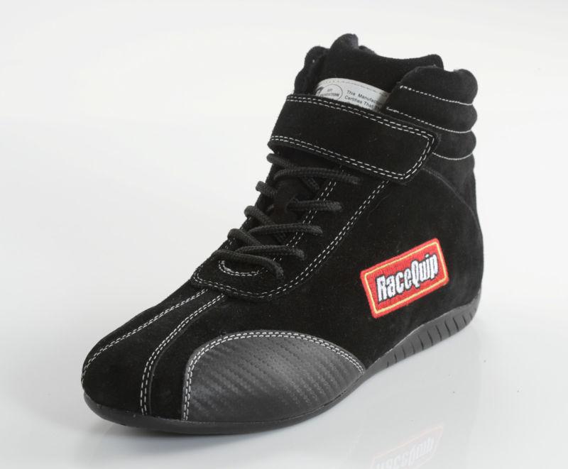 RaceQuip SFI 3.3/5 Black Suede Leather Euro Carbon Racing Shoes Size 3 #30500030, US $89.95, image 4