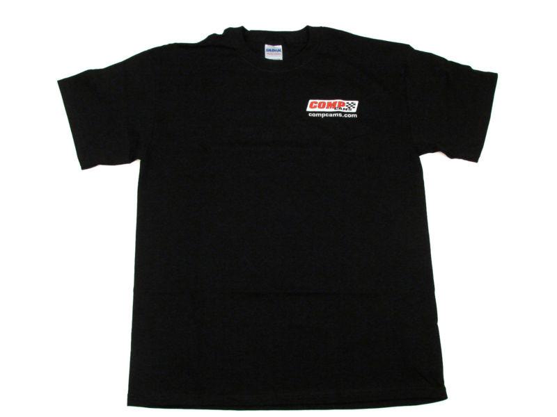 Brand new black comp cams medium m logo'd short sleeve t-shirt #c1020-m