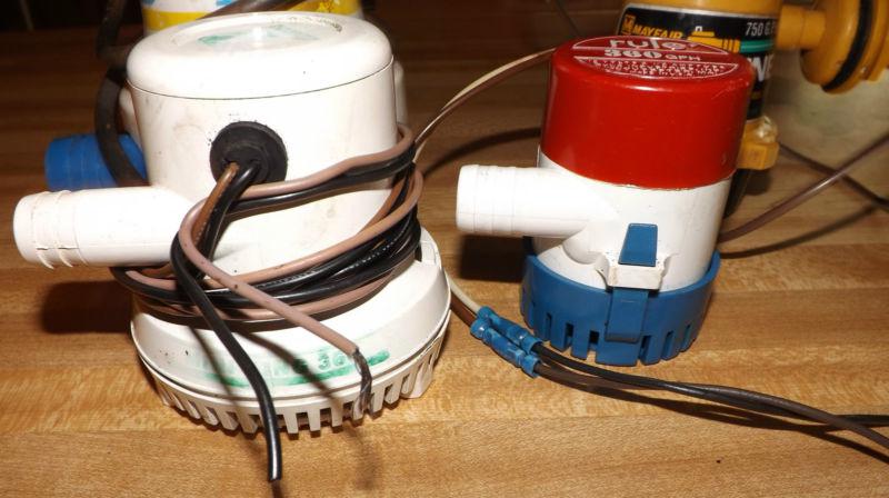 SEACHOICE RULE ATTWOOD MAYFAIR PRO LINE 1500 750 360 GPH BOAT BILGE PUMP LOT, US $100.00, image 4