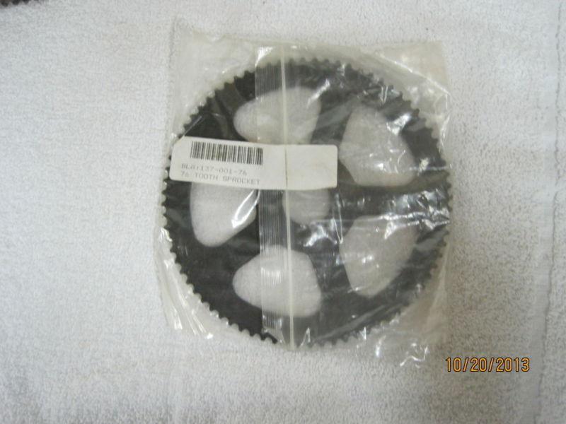 Blata 76 tooth sprocket part # 137-001-76  nos