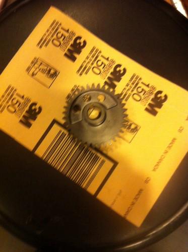 06-09 suzuki ltr 450 ltr450 crank shaft counter balance gear