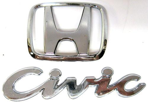 91-95 honda civic trunk emblems