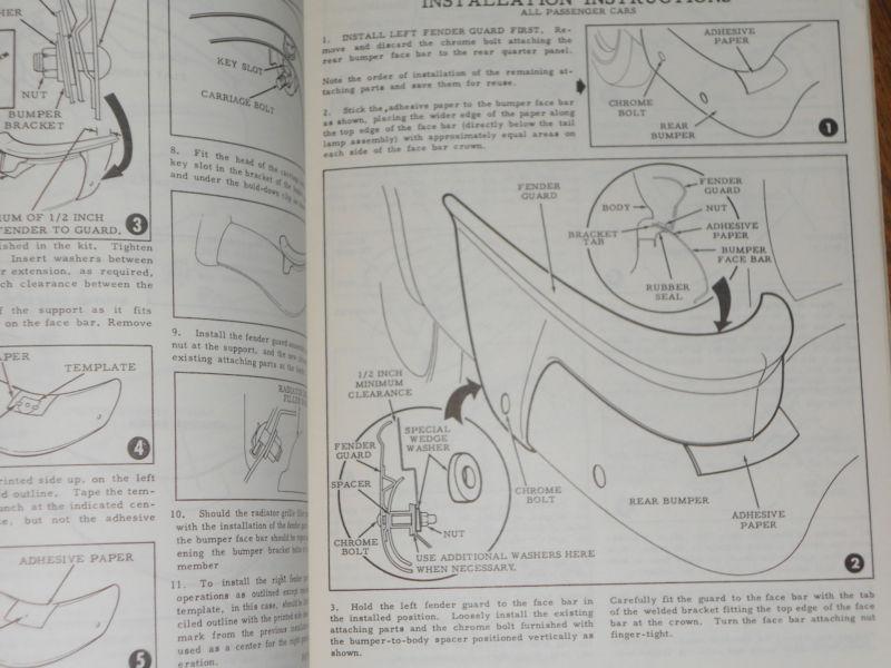 1955 CHEVROLET CAR ACCESSORIES INSTALLATION SHOP MANUAL / REPRINT OF ORIGINAL, US $27.50, image 6