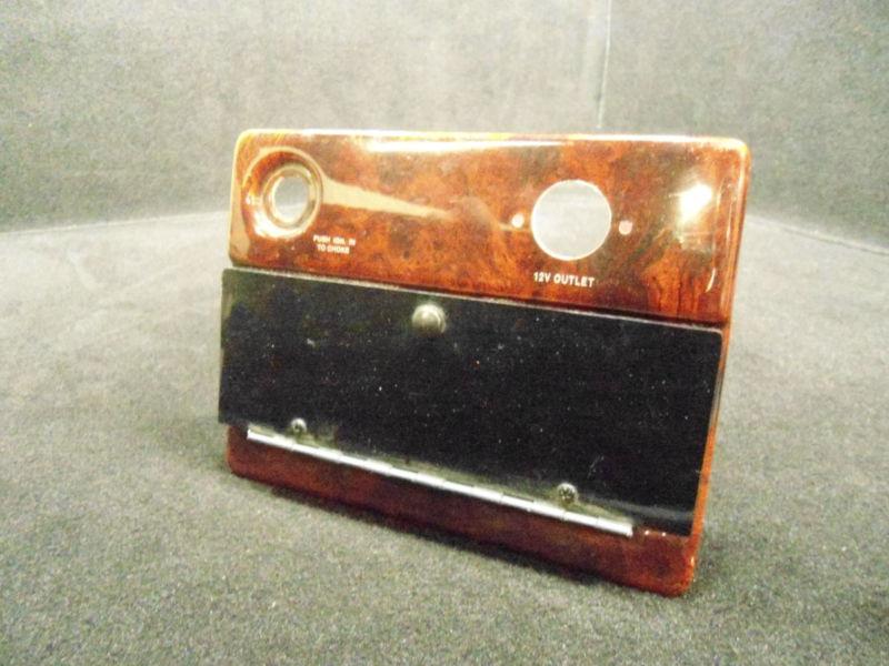 8.75" x 7" radio, push ignition, & 12 volt outlet boat instrument dash panel