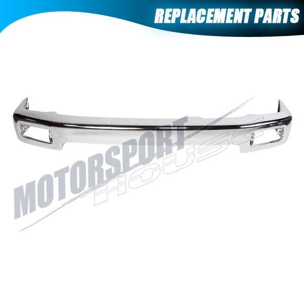 1996-1998 toyota 4runner limited chrome front bumper face bar w/flare holes