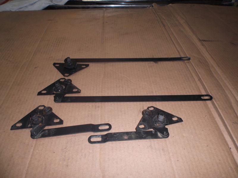 Find good used set of inside door handle mechanisms 1951 Mercury 4 Dr