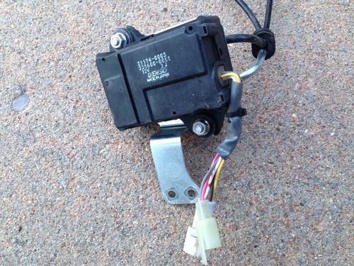 B193 22871 07 08 Kawasaki Ninja ZX6R ZX6 Exhaust Servo Motor & Cables & Mount, US $24.99, image 2