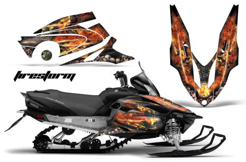 Yamaha vector graphic kit amr racing snowmobile sled wrap decal 12-13  firestorm