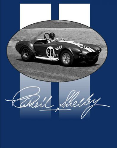 Shelby corbra number 98 at speed tee shirt is race ready gear headz products