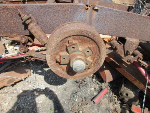 Fayette  old rv,camper,brake drum w/1/2-13 left hand wheel bolt holes,5"on 4 1/2