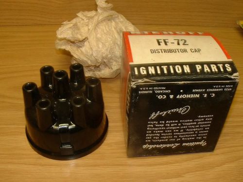 49 50 51 52 53 54 white truck six cylinder new distributor cap usa made vintage